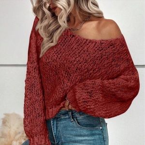 Burgundy sweater